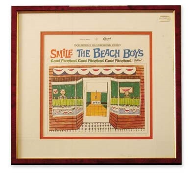 Posters and Handbills - The Beach Boys Smile Slick (12x13") Framed.