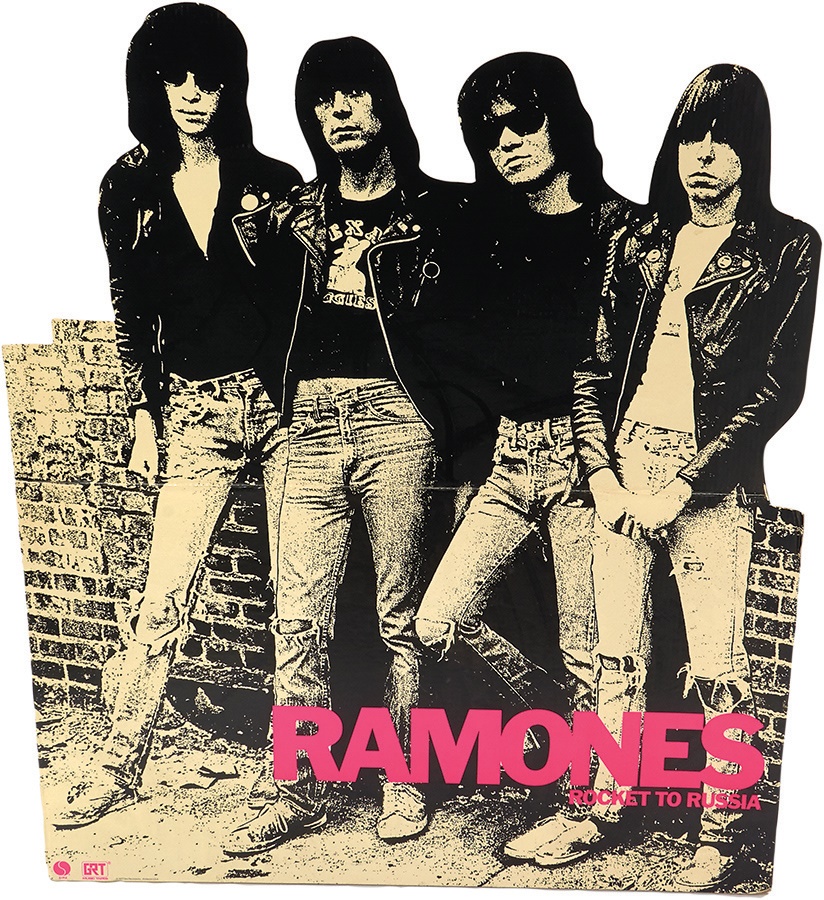 - 1978 Ramones "Road To Win" Cardboard Standee