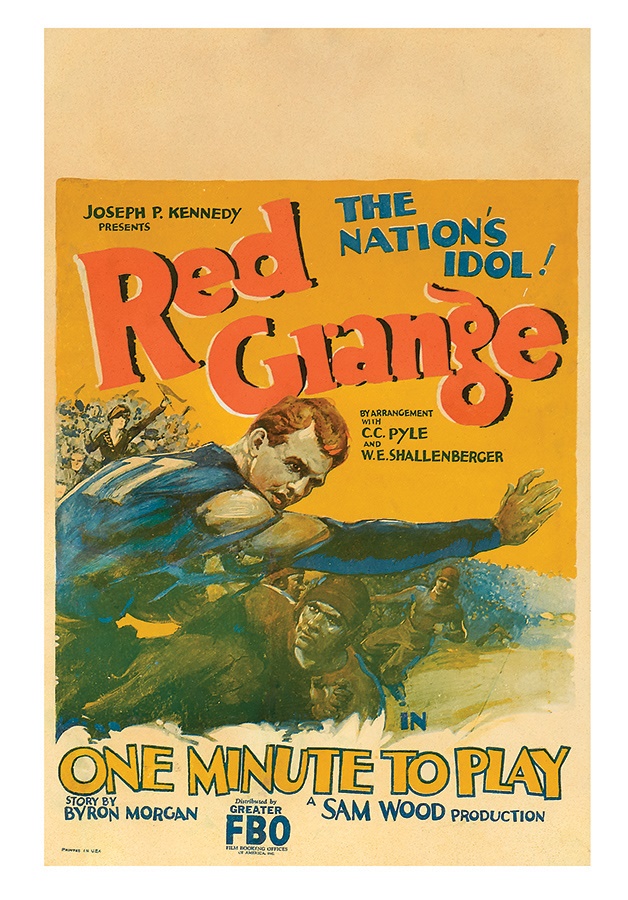 - 1926 Red Grange Window Card