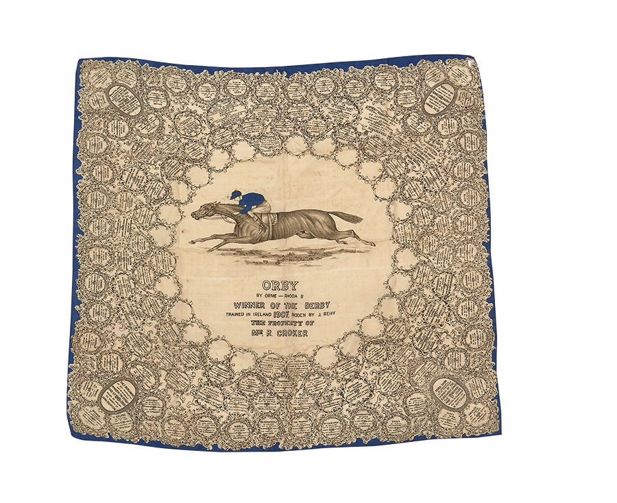 Horse Racing - 1907 Irish Derby Stakes-Orby Silk Scarf