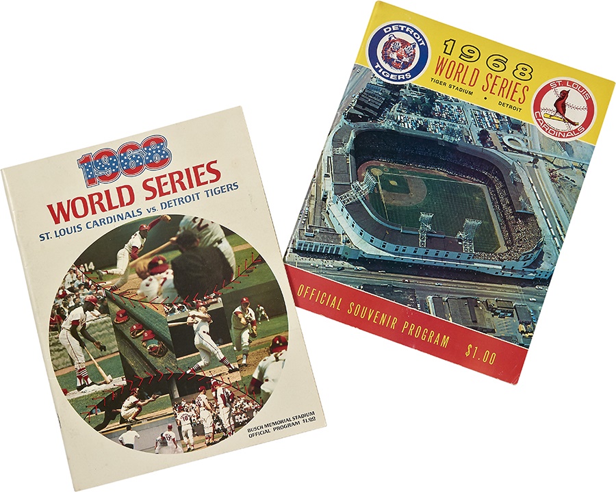 High Grade World Series Programs 1968 (2)