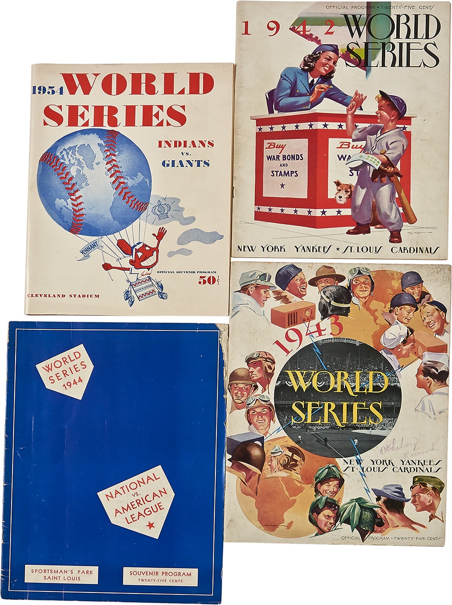 1940's-50's World Series Programs