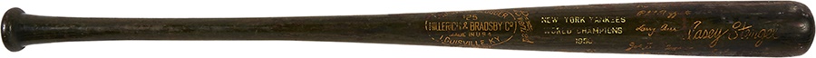 - 1950 NY Yankees World Series Black Bat