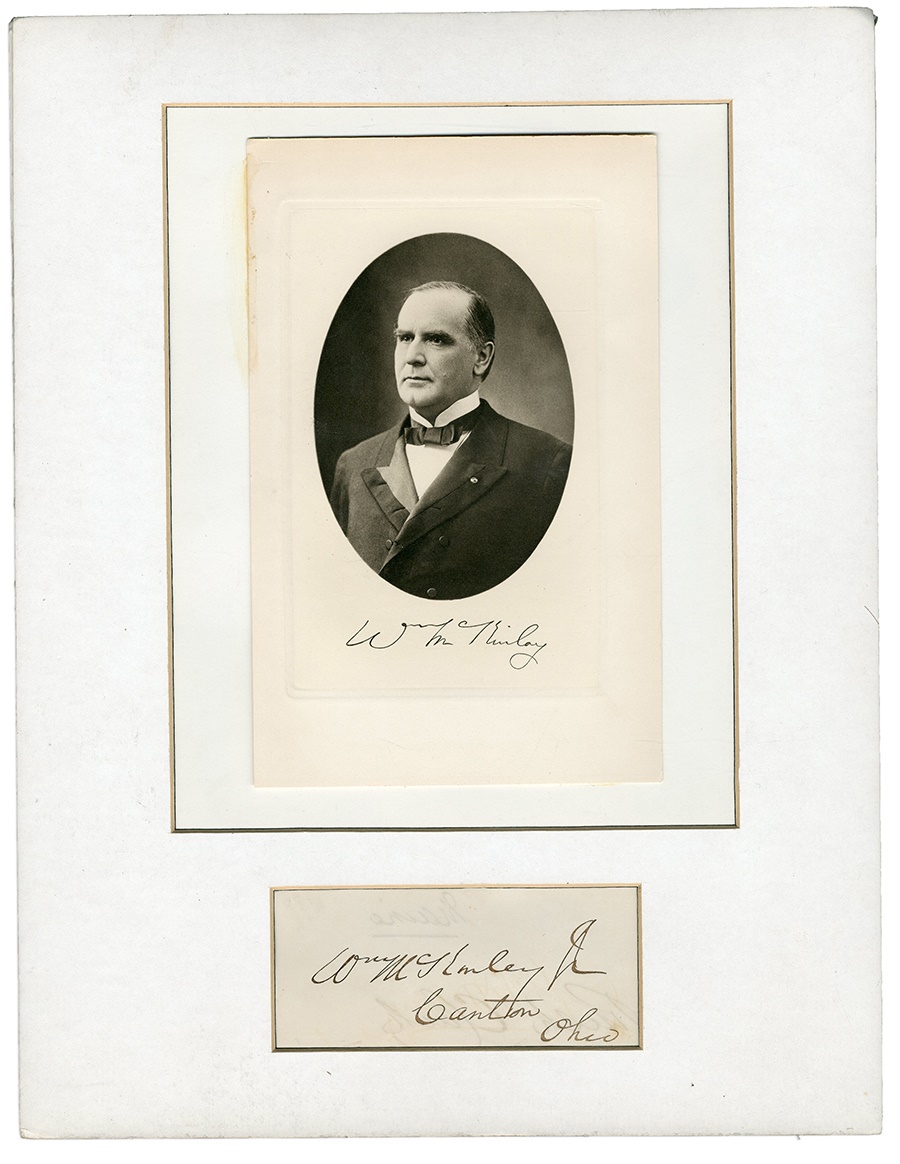 Internet Only - President William F. McKinley Autograph