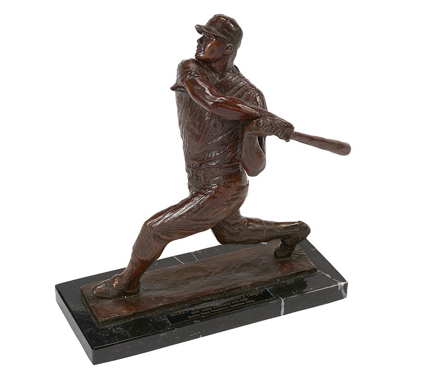 Mantle and Maris - Mickey Mantle "Commerce Comet" Bronze Statue