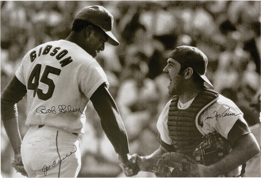 - Bob Gibson Signed Large Format Photograph