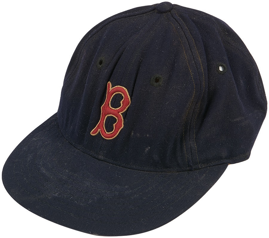 Boston Sports - Ted Williams Game Used Cap Worn In The 1955 All-Star Game
