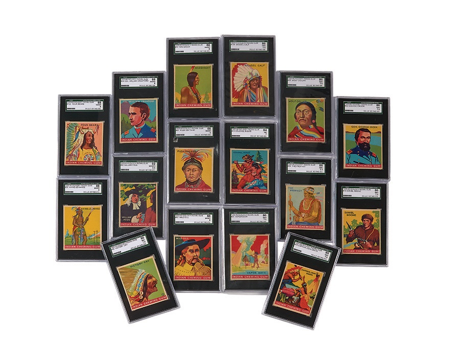 - 1933 Goudey Indian High Grade Collection All SGC Graded (79)