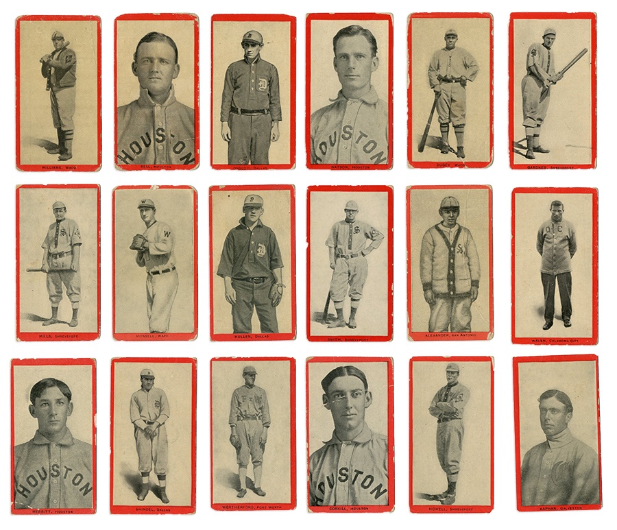 - 1910 T210 Old Mill Texas League Series 3 Complete set of 95