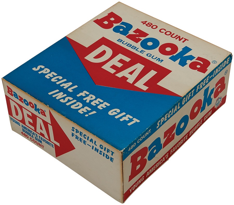 - 1950's Topps Bazooka 480-Count Gum Box