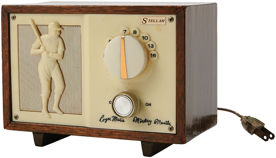 1962 Mantle Maris Radio by Stellar