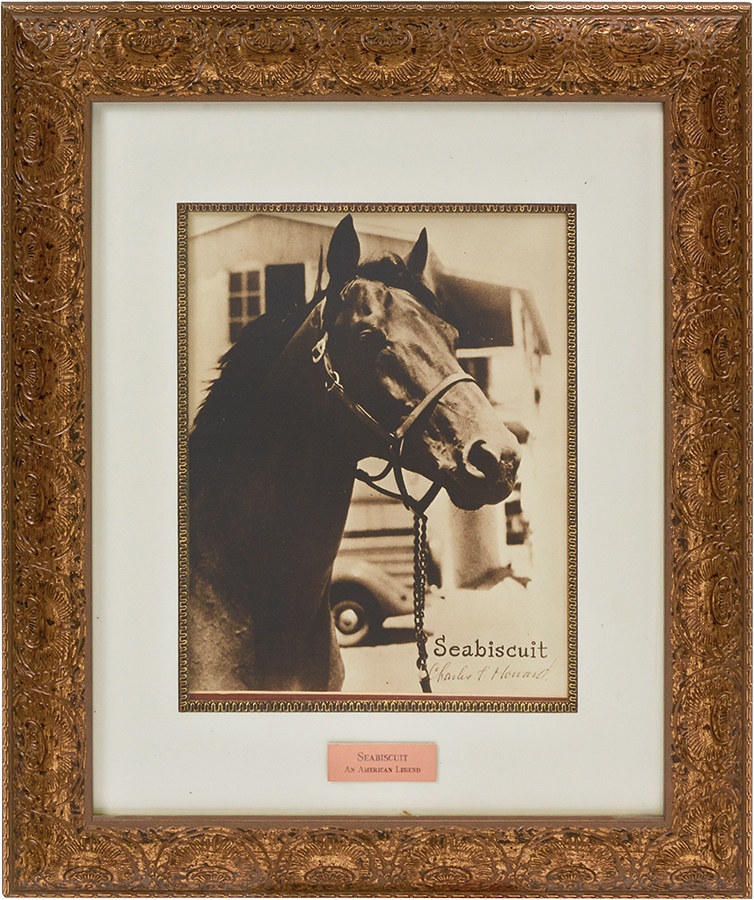 - Seabiscuit "An American Legend” Signed Photograph