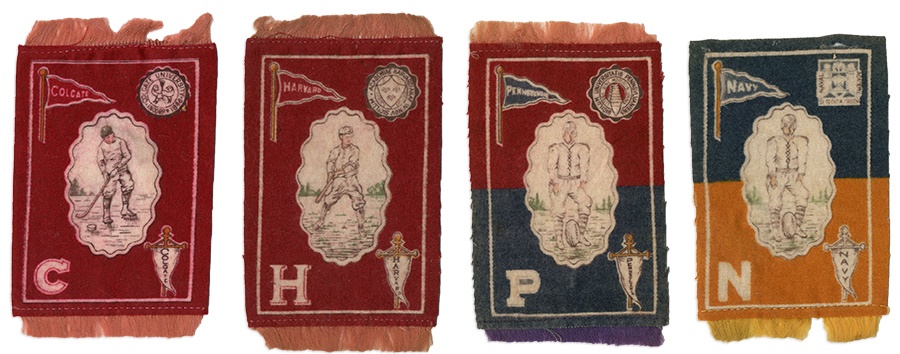 - 1910s Collection of Sports Blankets, College Leathers & Silks (236)