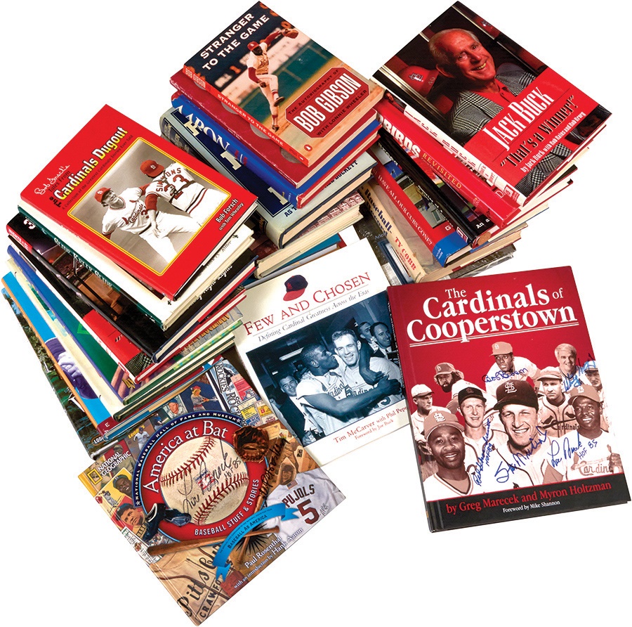 The Lou Brock Collection - Books Signed to Lou Brock (15+)