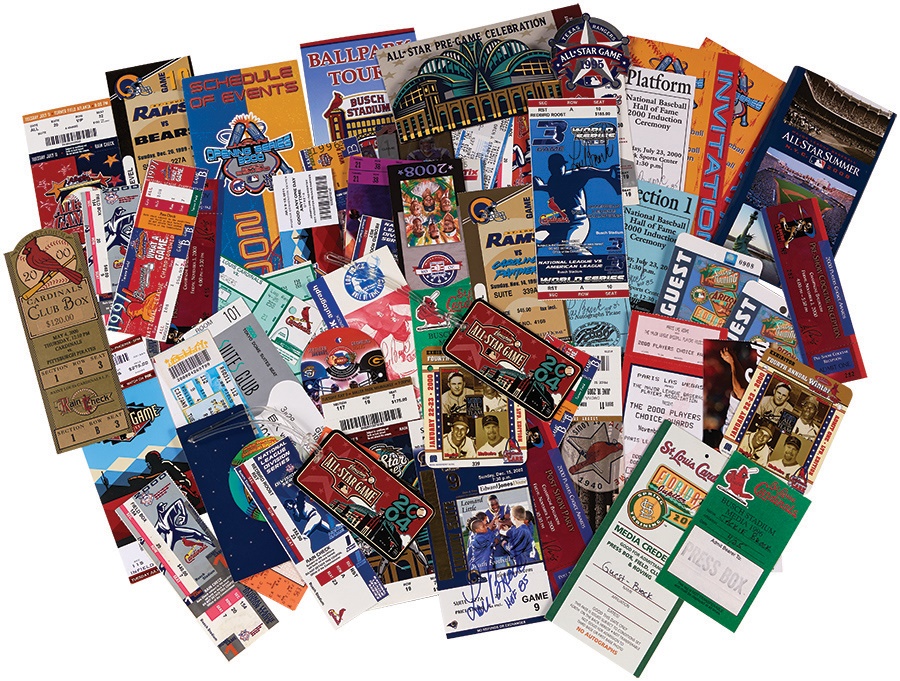 The Lou Brock Collection - Lou Brock's Tickets and More (140+)