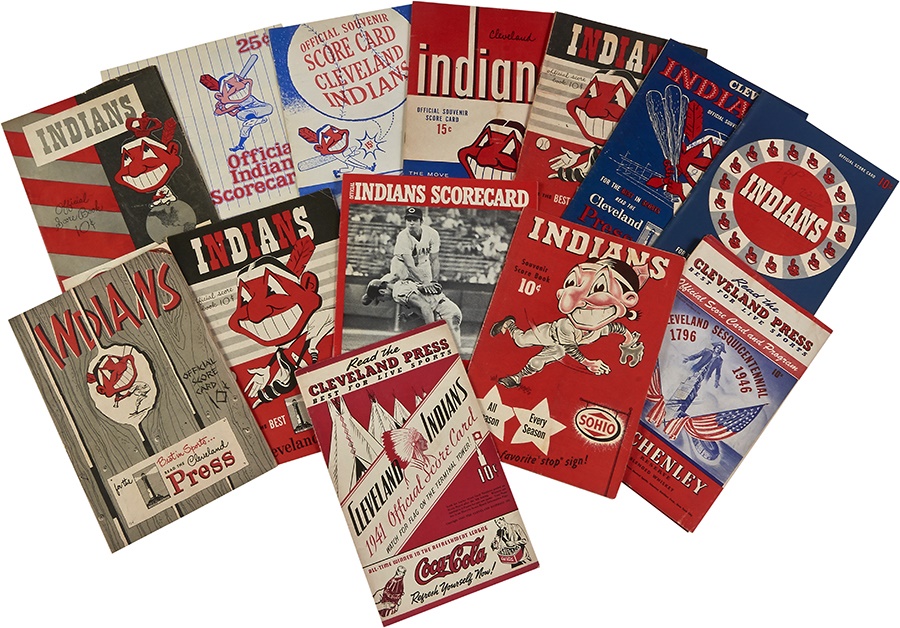 1941-70 Cleveland Indians Baseball Programs