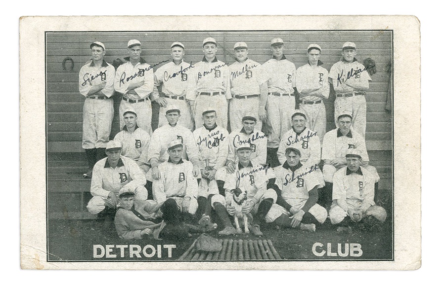 - 1907 Detroit Tigers Postcard