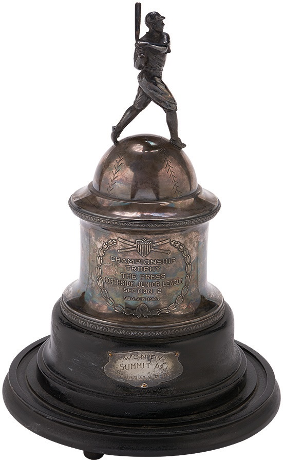 - Magnificent 1923 Dieges & Clust Baseball Trophy