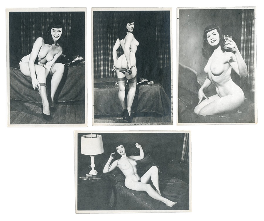 Rock And Pop Culture - Bettie Page 1st Generation Vintage Nudes (9)
