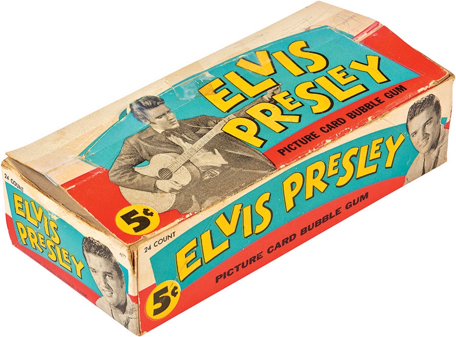 - 1956 Elvis Presley 5c. Gum Card Box