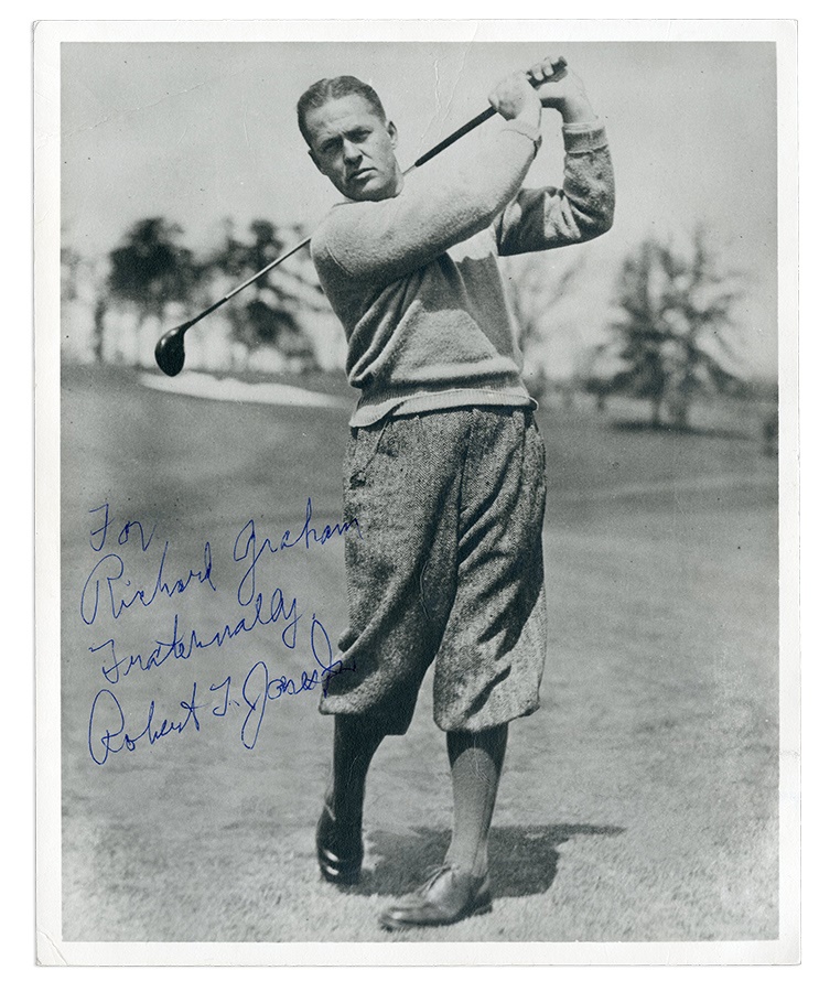 - Exceptional Bobby Jones Signed 8x10