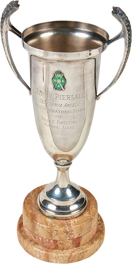 - Jimmy Piersall 1966 Most Inspirational Player Award
