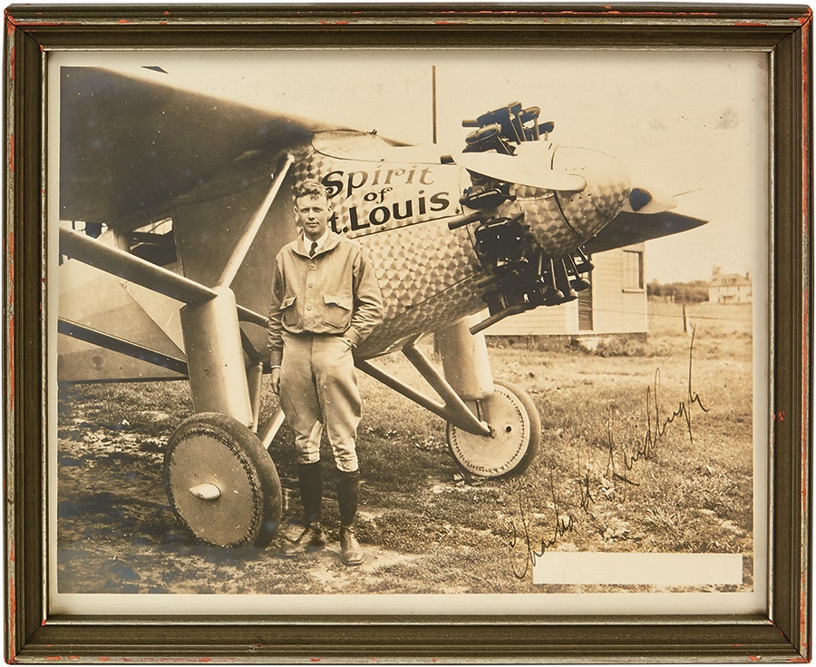 Rock And Pop Culture - The Ultimate Charles Lindbergh Signed Photograph