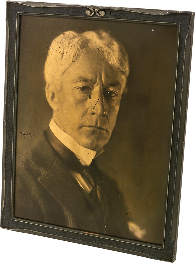 Exceptional Kenesaw Mountain Landis Photograph on Metal