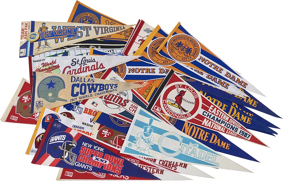 Internet Only - 1930-80's Pennant Lot (400+)