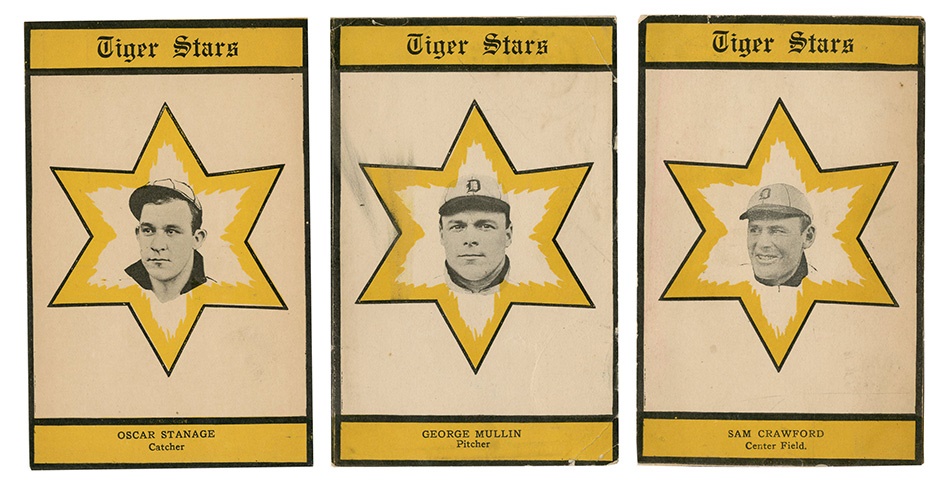 - 1909 Topping and Co. Detroit Tigers Postcards (3)