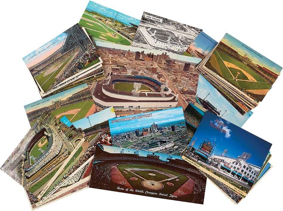 - Collection of Detroit Baseball Stadium Postcards (62)