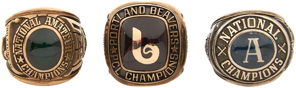 Three Championship Rings From Ron Pruitt