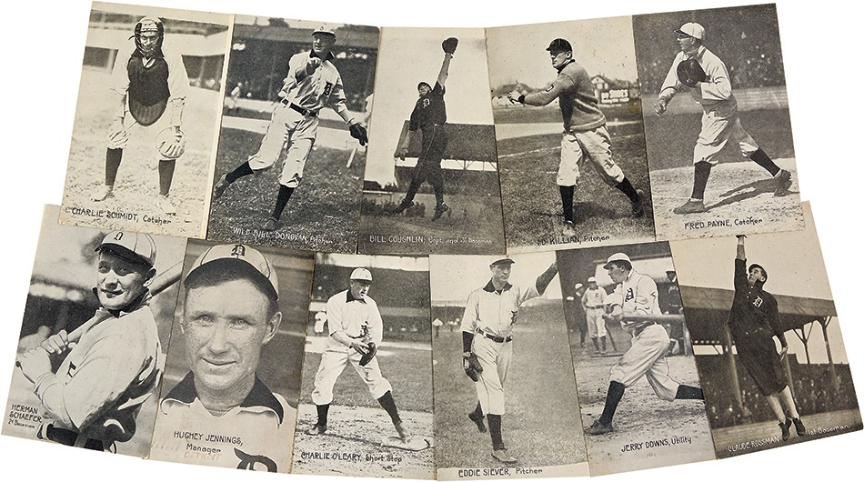- 1907 Wolverine News Detroit Tigers Postcards (11)