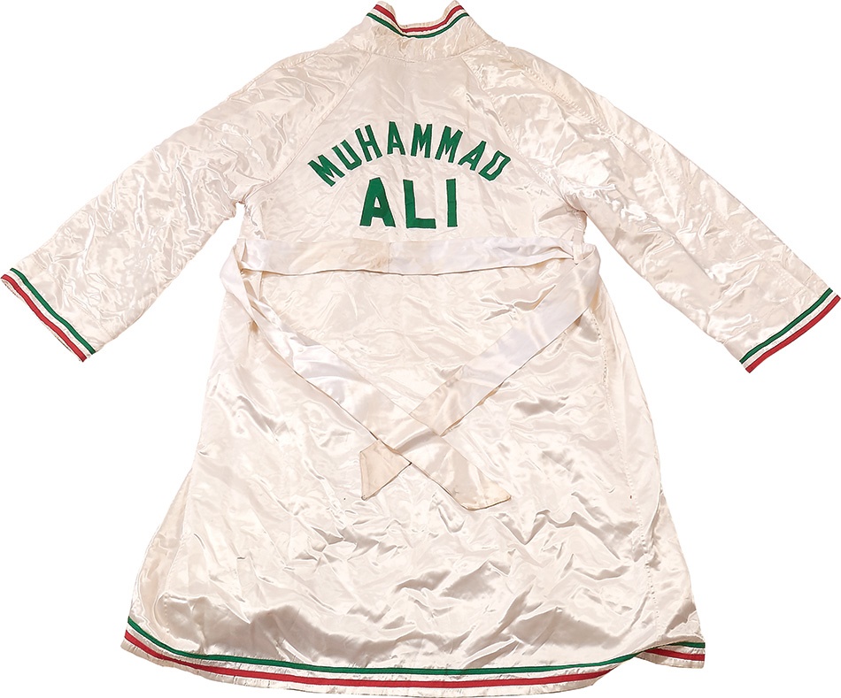 - 1976 Muhammad Ali Fight Worn Robe vs. Jean-Pierre Coopman