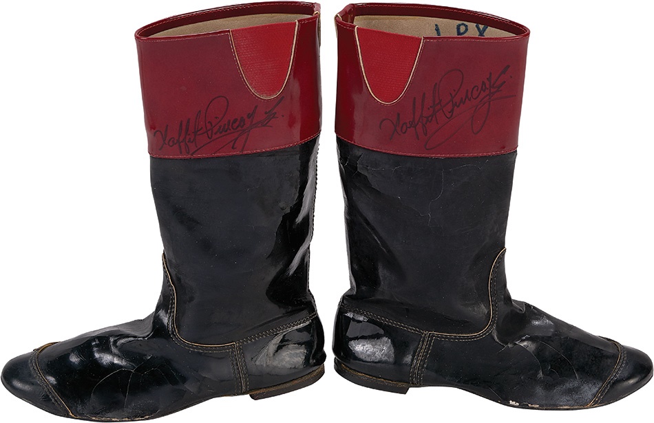 - Laffit Pincay Jr. Race Worn Boots