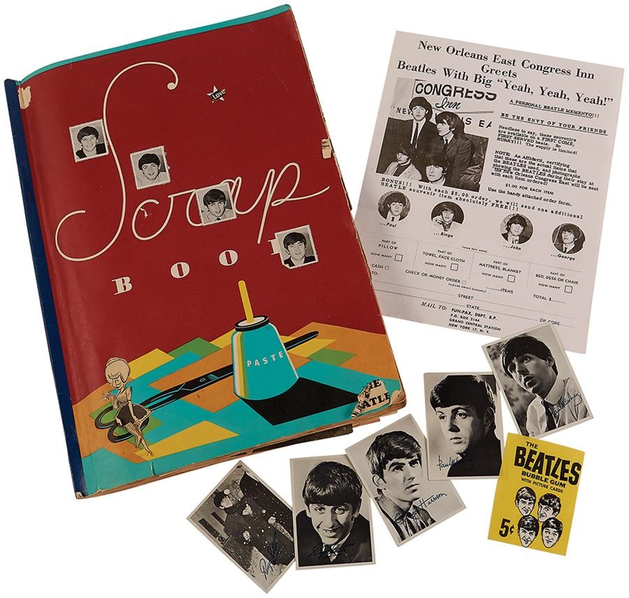 Rock 'N' Roll - Great Beatles Scrapbook with Vancouver Ticket