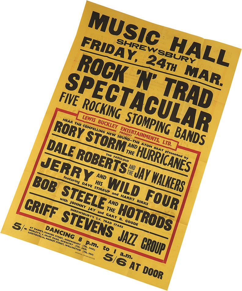 Rock 'N' Roll - 1961 Ringo Starr Pre-Beatles Poster