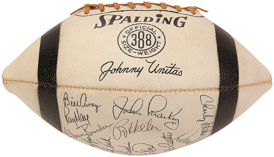 - 1970 Baltimore Colts Super Bowl V Signed Football