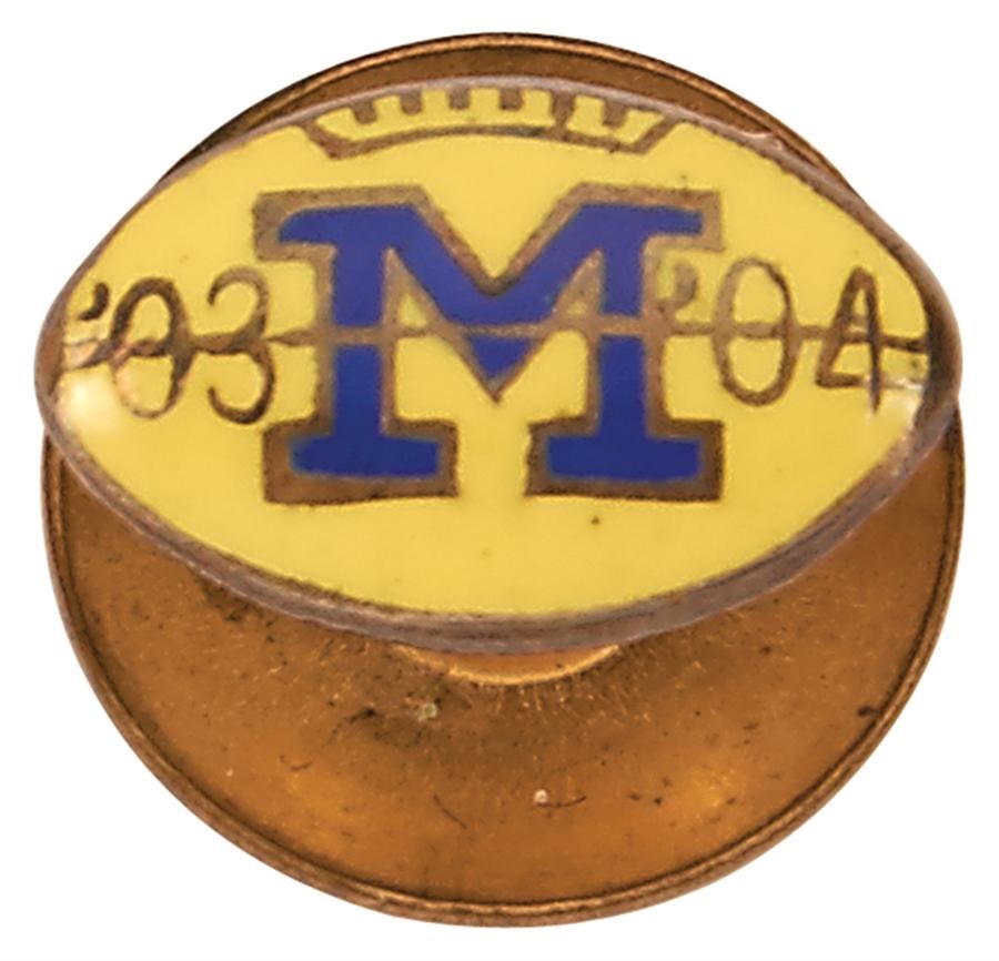 - 1903-04 Michigan Football Pin