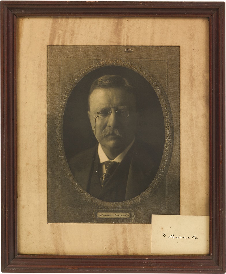 - Teddy Roosevelt Signature (ex-Newman Gallery)
