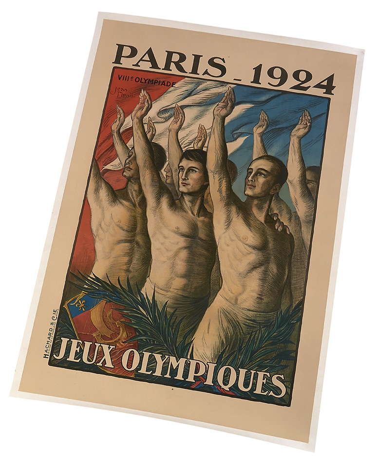- 1924 Paris Summer Olympics Poster with museum provenance