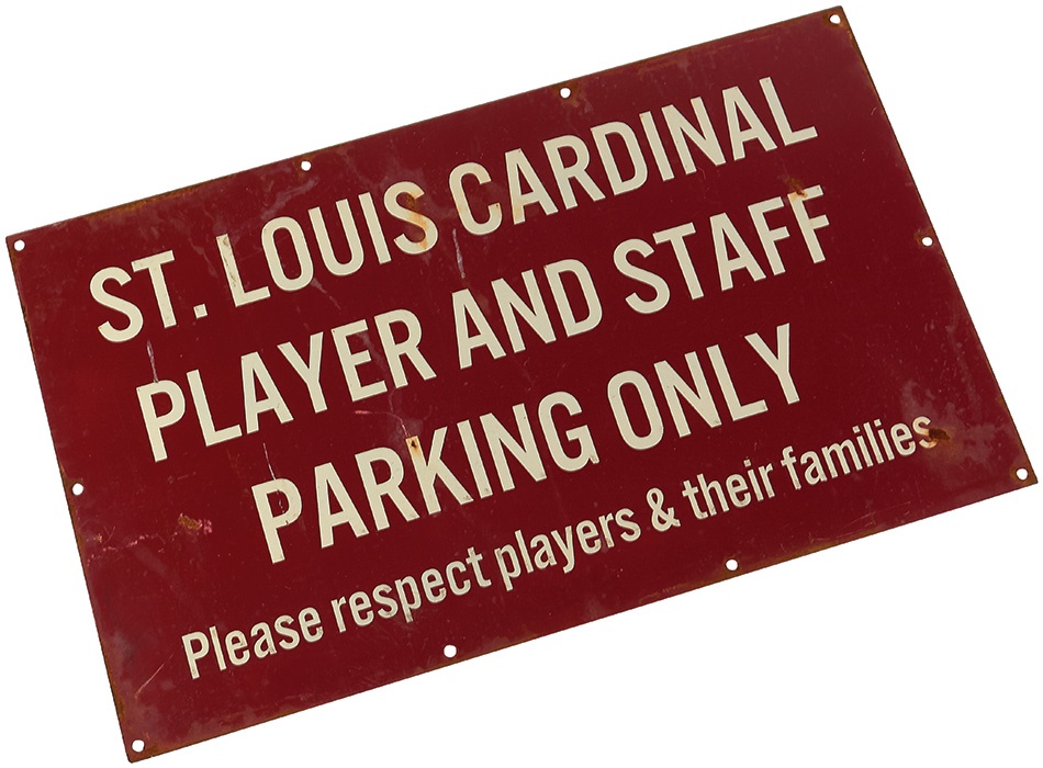 - 1966 Busch Stadium Player Sign