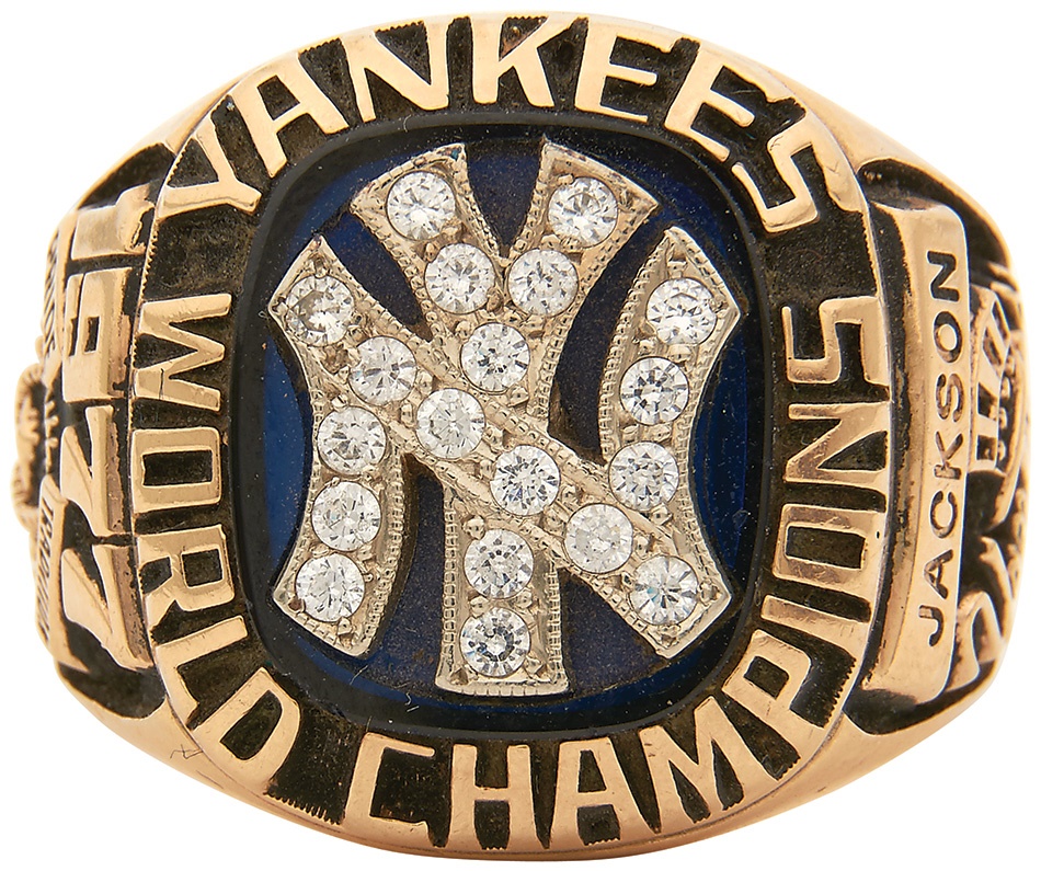 Sports Rings And Awards - 1977 World Champion New York Yankees Ring