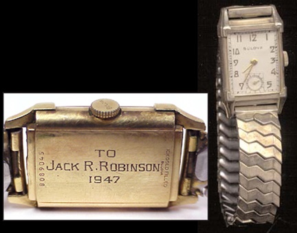 Jackie Robinson - 1947 "Jackie Robinson Day" Watch