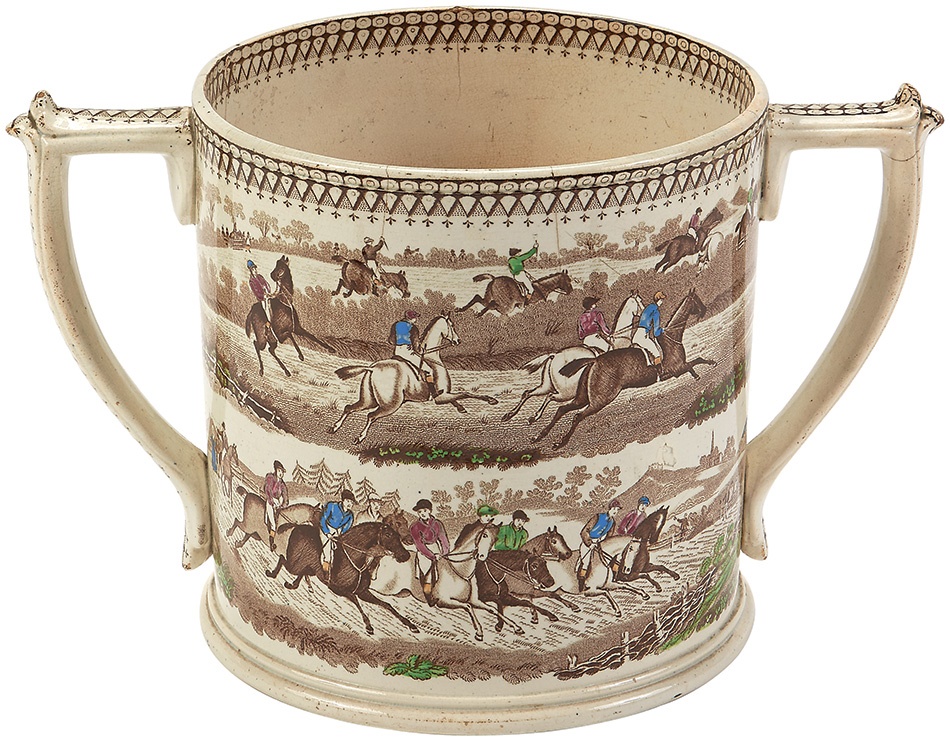 Circa 1834-66 Steeplechase Gigantic Loving Cup
