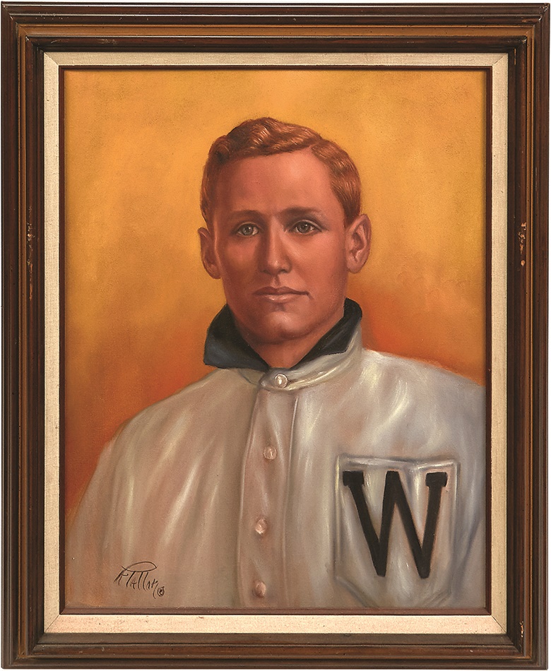 - Walter Johnson Painting by R. Tallon 1981