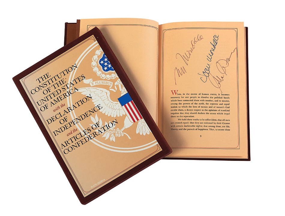 - Incredible Signed Book Signed with 7 United States Presidents