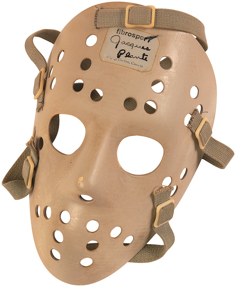 - 1970s Jacques Plante Hockey Mask