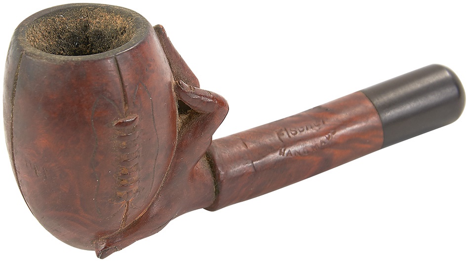 - First Discovered Early 1900s Football Pipe (ex-Bert Sugar Collection)
