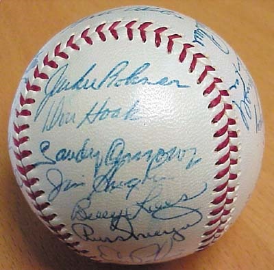 Dodgers - 1954 Brooklyn Dodgers Team Signed Baseball